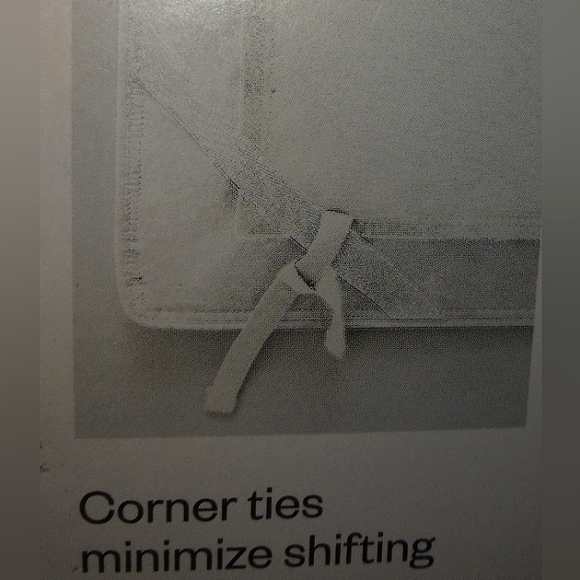 ~Super Deal~NWT~Room Essentials~FULL/QUEEN 3PC Cotton Blend Sateen Duvet Set - Picture 7 of 8